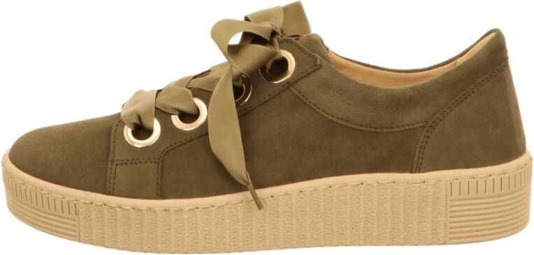 Gabor Khaki Veterschoenen Green Dames