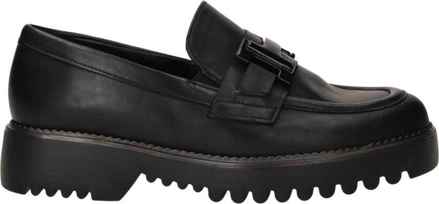 Gabor Klassieke Zwarte Loafer Schoen Black Dames