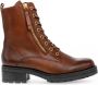 Gabor Leren veterschoenen Brown Dames - Thumbnail 1