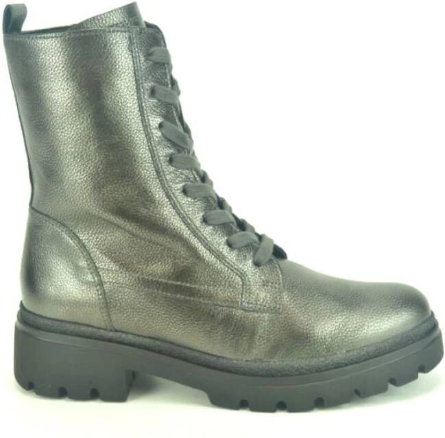 Gabor Metallic laars in grijs Gray Dames