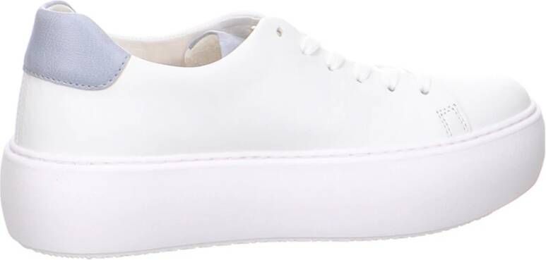 Gabor Witte Leren Moderne Sneakers White