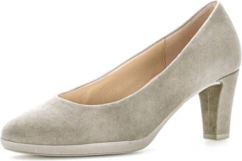 Gabor Mode Plateau Pumps Beige Dames