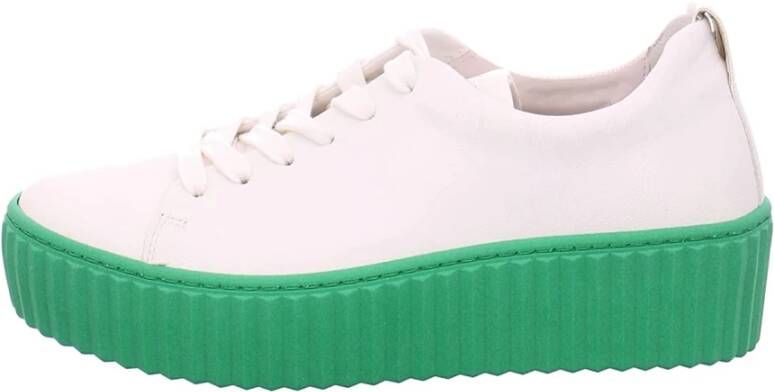 Gabor Mode Sneaker Laag Wit White Dames