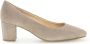 Gabor Moderne Elegante Beige Leren Pumps Beige Dames - Thumbnail 1