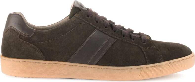 Gabor Moderne Velvet Sneakers Brown Dames