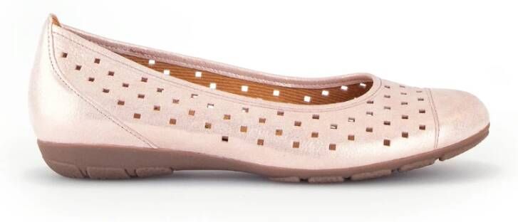 Gabor Moderne Zomer Ballerina Schoenen Pink Dames