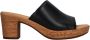 Gabor Trendy Zwarte Kurk Hoge Hak Sandalen Black Dames - Thumbnail 2