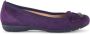 Gabor Paarse Leren Ballet Flats Purple Dames - Thumbnail 1