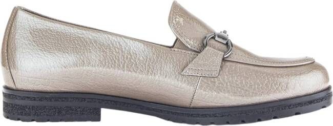 Gabor Rock Lack Loafers Beige Dames