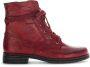 Gabor Rode gladleren veterschoenen Red Dames - Thumbnail 1