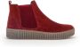 Gabor Rode Velvet Chelsea Boot Red Dames - Thumbnail 1