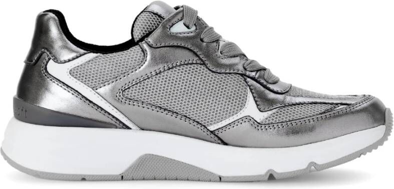 Gabor Rollende Sneaker Zilver Gray Dames