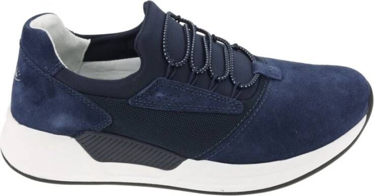 Gabor Rollende wandelsneaker Blauw Blue Dames