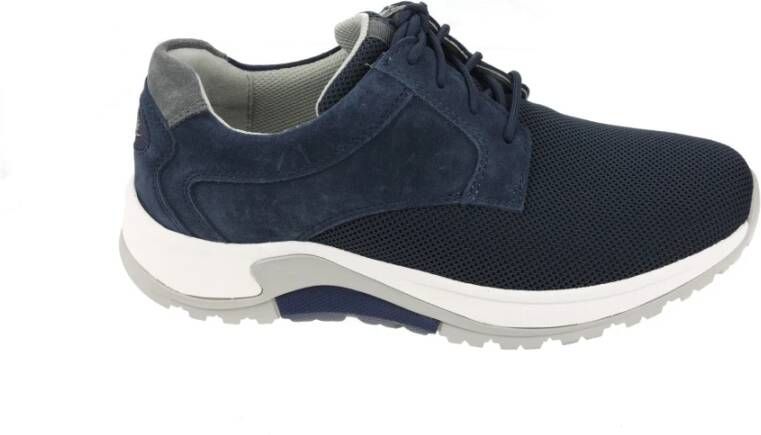 Gabor Rollingsoft Walking Sneakers Blauw Blue Heren