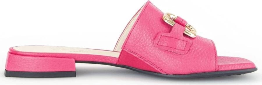 Gabor Roze Casual Open Slippers Vrouwen Pink Dames