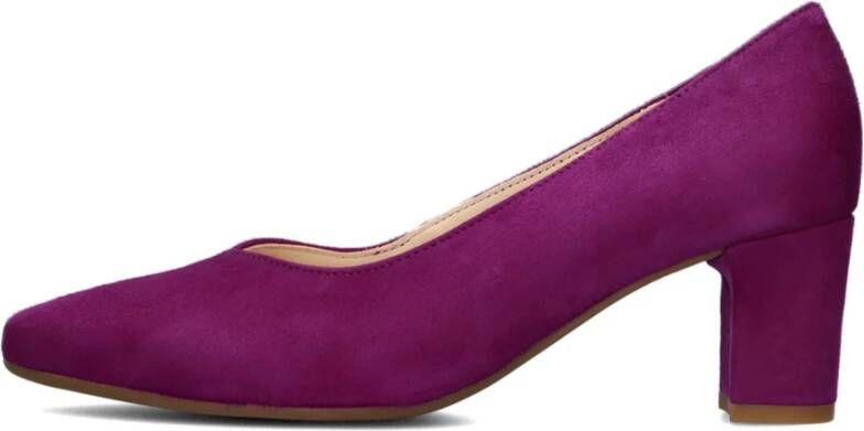 Gabor Roze puntige neus pumps Purple Dames