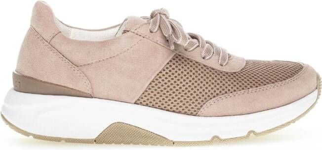 Gabor Roze Textiel Sneakers Pink Dames