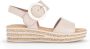 Gabor Roze Velours Leren Sandalen Pink Dames - Thumbnail 2