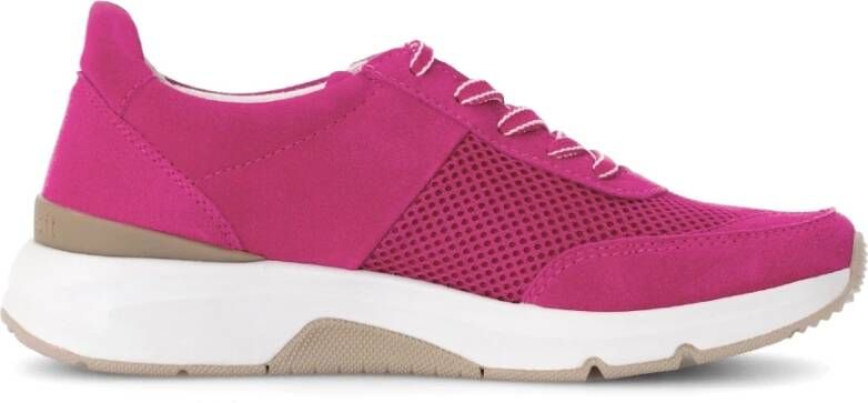 Gabor Roze Walking Rolling Sneaker Pink Dames