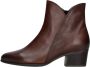 Gabor 680.3 Enkellaarsjes Enkelboots met rits Dames Cognac - Thumbnail 3