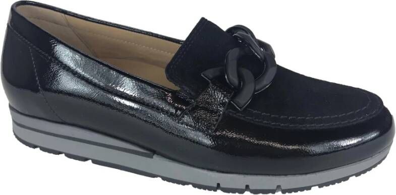 Gabor Stijlvolle Loafers voor Vrouwen Black Dames