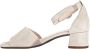 Gabor Stijlvolle sandalen met hak en boordetail Beige Dames - Thumbnail 1