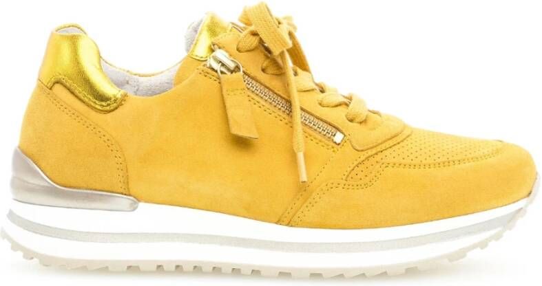 Gabor Suède Mango Basket Sport Casual Yellow Dames