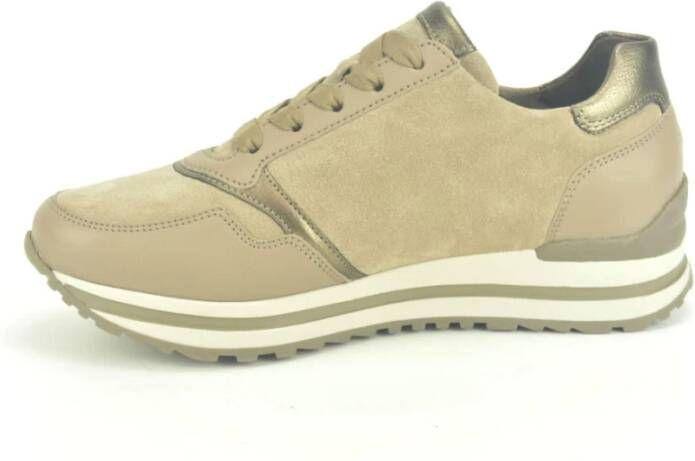 Gabor Taupe combi Runner N.+Tiret Beige Dames