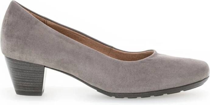 Gabor Taupe Leren Pumps Beige Dames