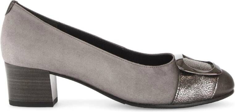 Gabor Taupe Leren Pumps Gray Dames