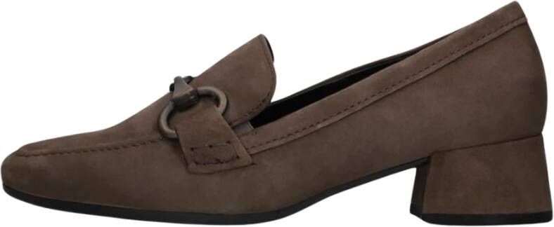 Gabor Taupe Loafers Stijlvol Comfort Collectie Brown Dames