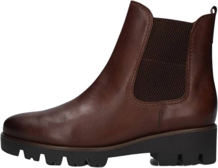 Gabor Trendy Chelsea Laarzen Brown Dames