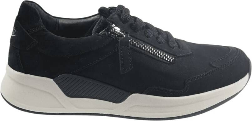 Gabor Walking Sneaker met Rollingsoft Technologie Black Dames