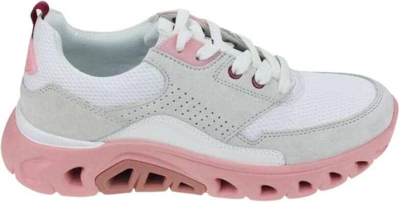 Gabor Walking Sneaker Pink White Multicolor Dames