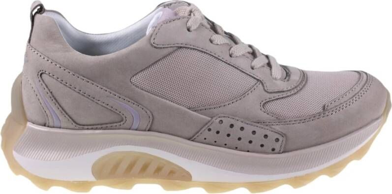 Gabor Walking Sneaker Taupe Gray Dames