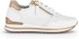 Gabor Wit Goud Leren Sneakers White Dames - Thumbnail 2