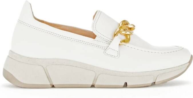 Gabor Witte Basketstijl Schoenen White Dames