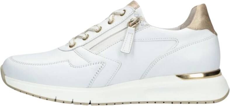 Gabor Witte Chunky Sole Sneakers Comfort Collectie White Dames