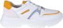 Gabor Witte Combi Leren Sneaker White Dames - Thumbnail 2