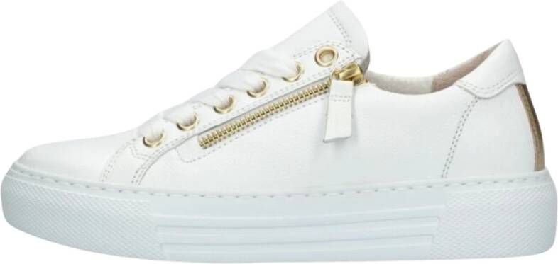 Gabor Witte Lage Sneakers Comfort Collectie White Dames