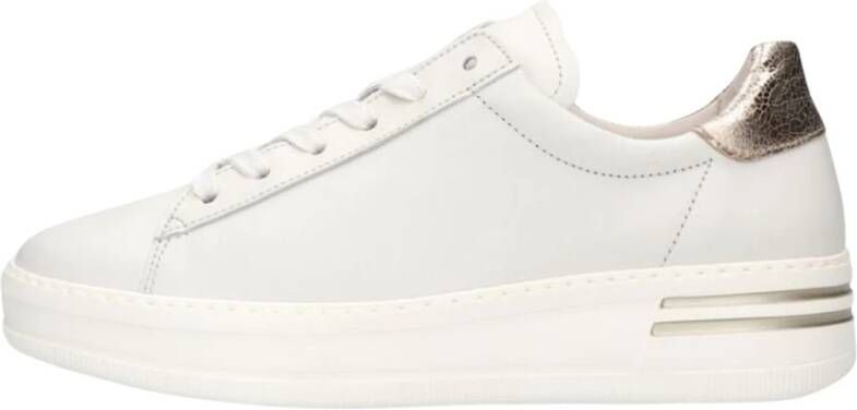 Gabor Witte Lage Sneakers Stijlvol Casual White Dames