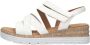 Gabor Witte Leren Sandalen Stijlvol Model White Dames - Thumbnail 3