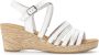 Gabor Witte Leren Sandalen White Dames - Thumbnail 1