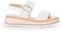 Gabor Witte Leren Sandalen White Dames - Thumbnail 2