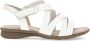 Gabor Witte leren sandalen White Dames - Thumbnail 1