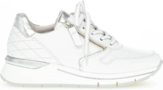 Gabor Witte Leren Sneakers White Dames