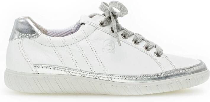 Gabor Witte Leren Sneakers White Dames