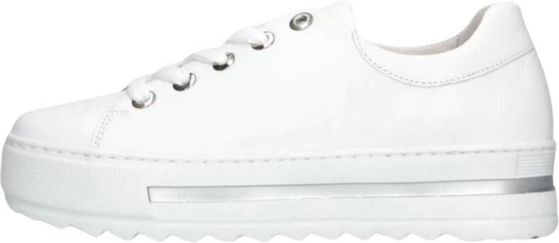 Gabor Witte Platform Sneakers 496 White Dames