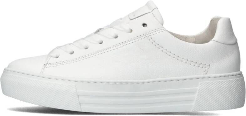 Gabor Witte Sneakers voor Stijlvolle Vrouwen White Dames