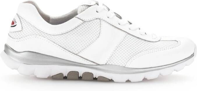 Gabor Rollingsoft Sneakers met sportieve mesh-inzet vrijetijdsschoen lage schoen veterschoen